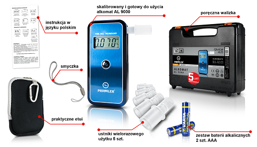 Alkomat AL-9000 marki Promiler