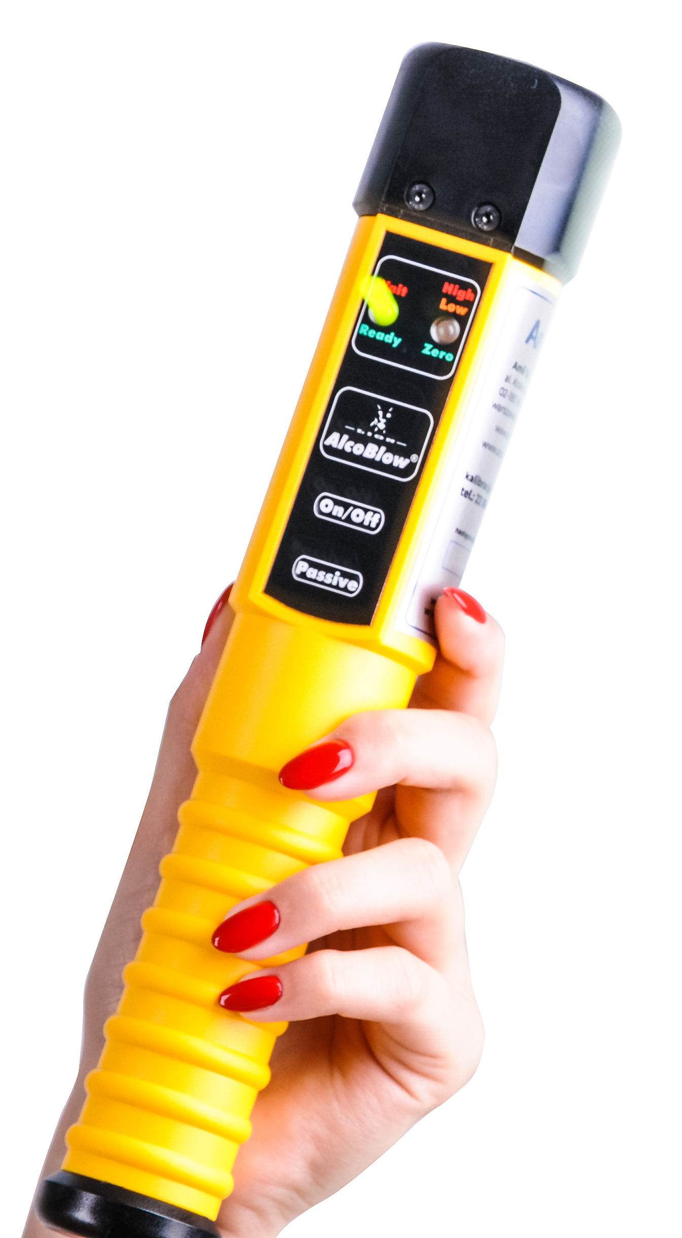 Alkomat FITalco AlcoBlow ® z pokrowcem oraz silikonową osłoną