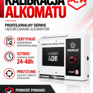 ADB + świadectwo kalibracji – urządzenie objęte kalibracją