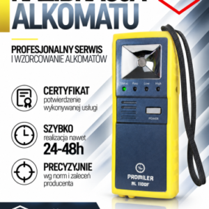 AL1100F + świadectwo kalibracji – urządzenie objęte kalibracją