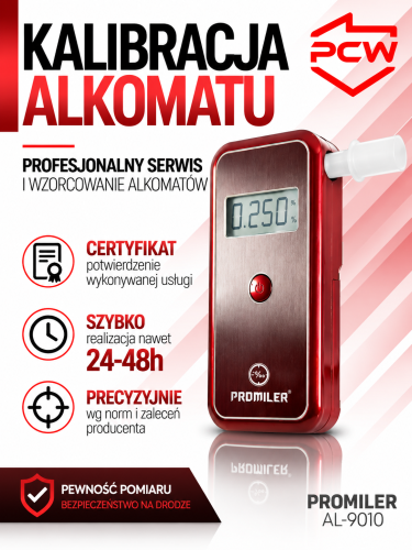 AL-9010 + certyfikat kalibracji – urządzenie objęte kalibracją