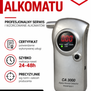 Kalibracja alkomatu CA3000 – urządzenie objęte kalibracją