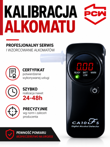 CA-10FS – urządzenie objęte kalibracją